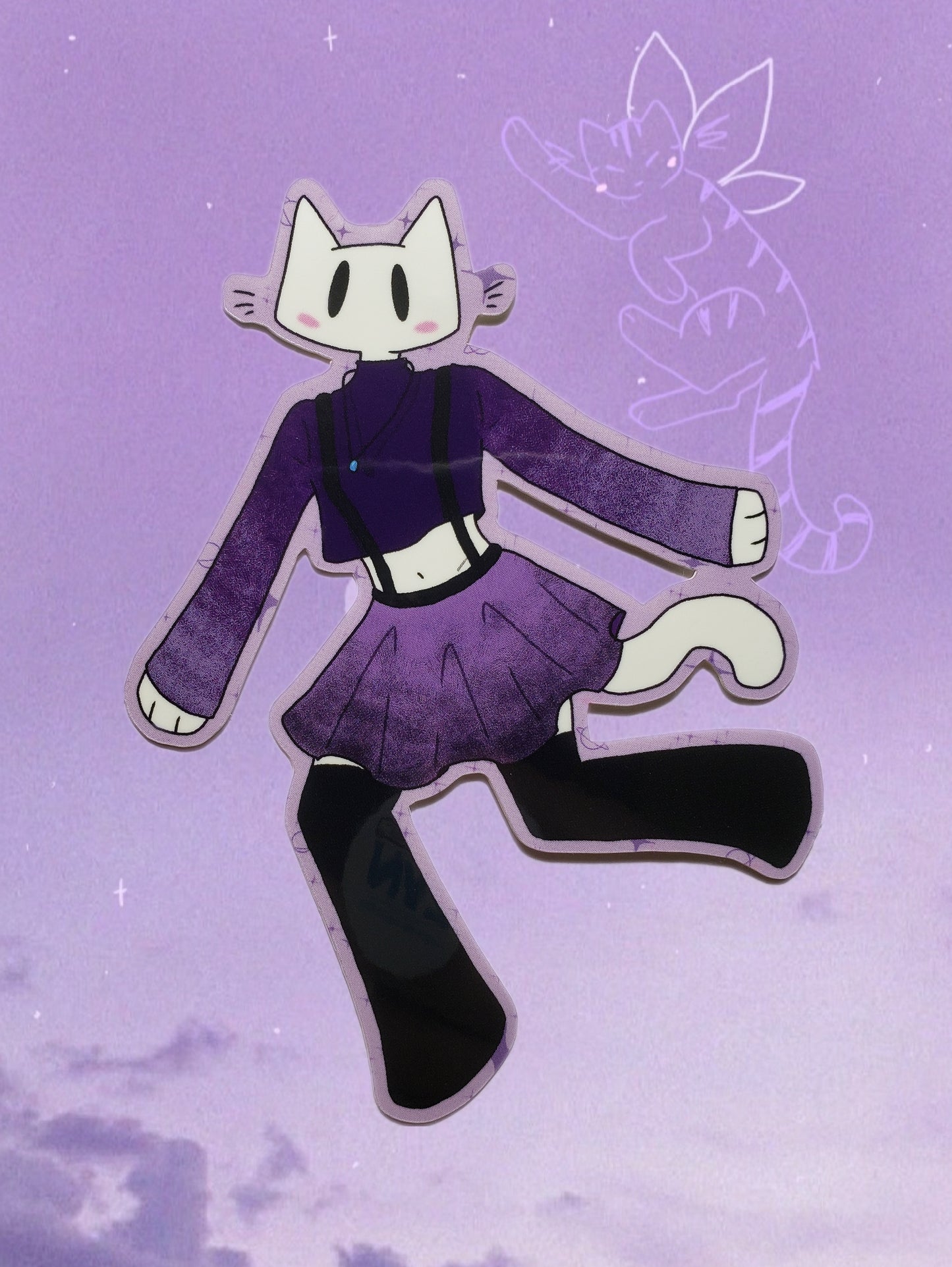 Purple Cat Girl