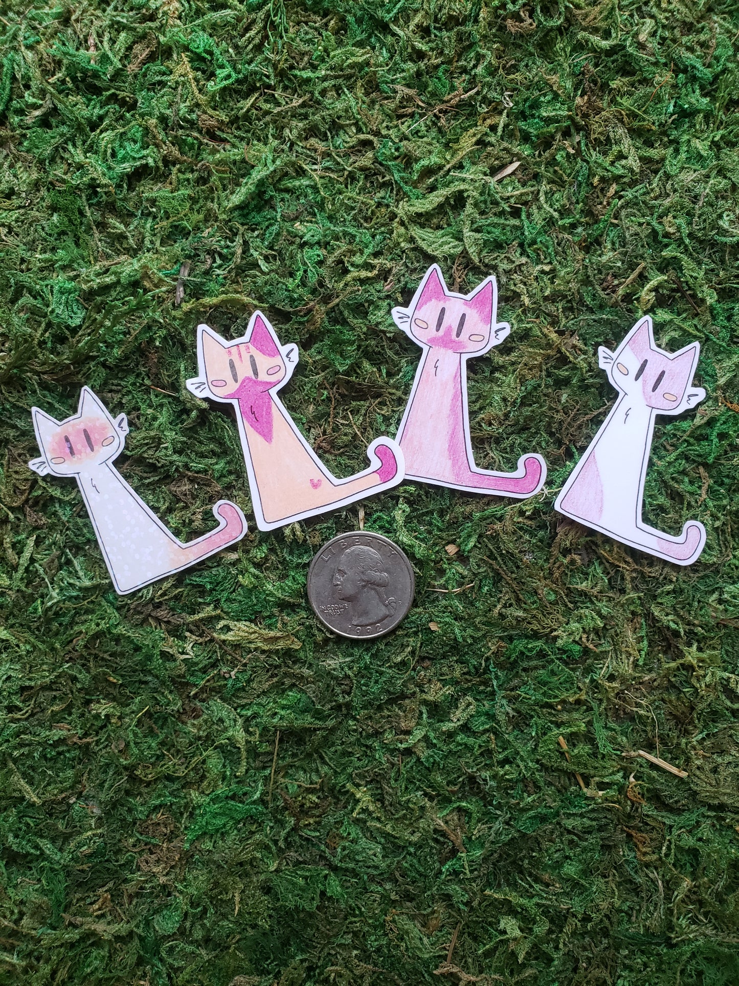 Cute Lil Guys - One of a Kind Sticker Pack of 4!