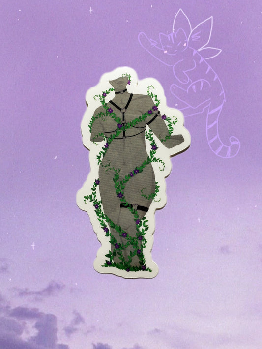 SALE : Mini Overgrown Statue Sticker