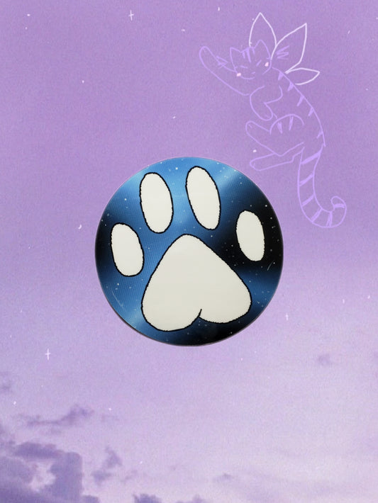 Spacey Paw Sticker