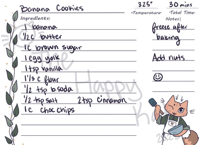 Printable Recipe Cards