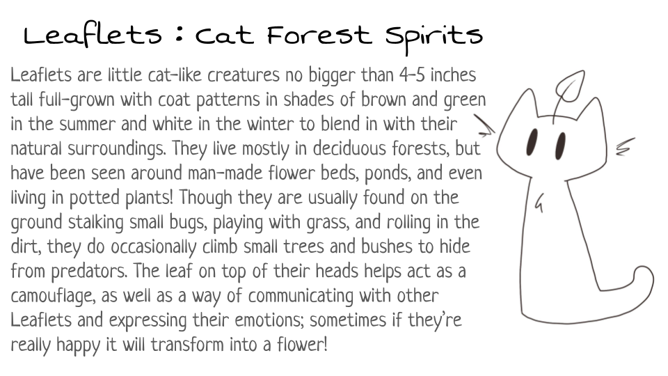 'Leaflets' - Little Kitty Forest Spirits -PICK YOUR KITTY!-