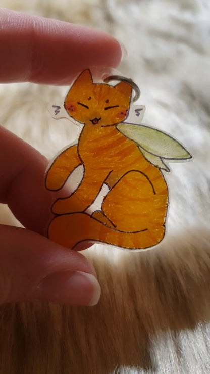 Custom Fairy Kitten Charm