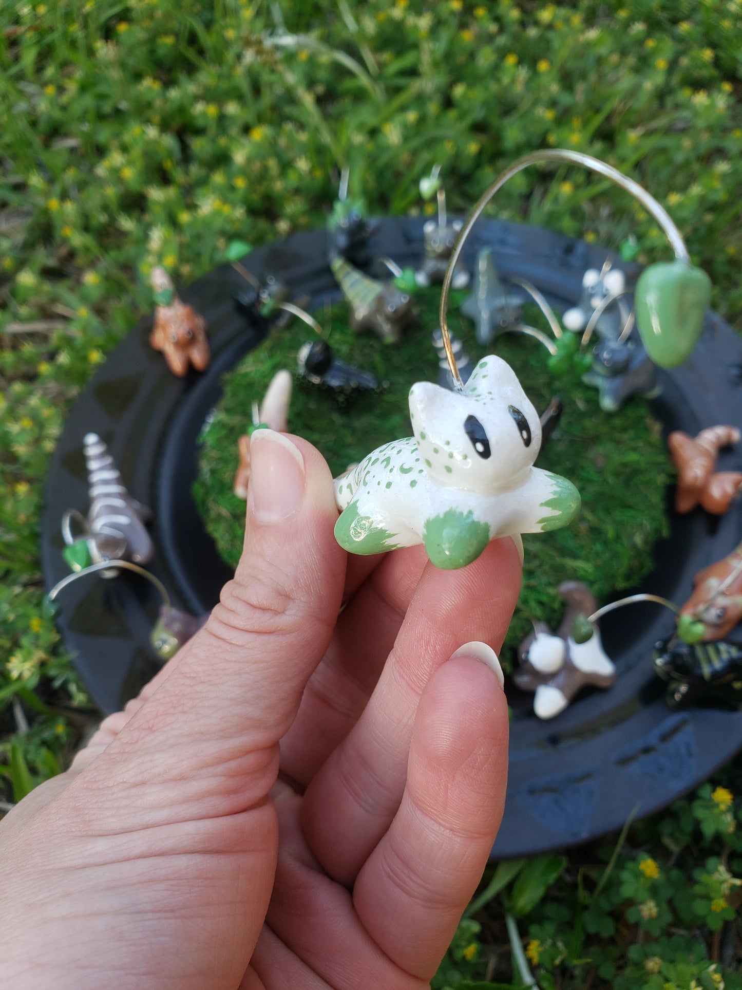 'Leaflets' - Little Kitty Forest Spirits -PICK YOUR KITTY!-