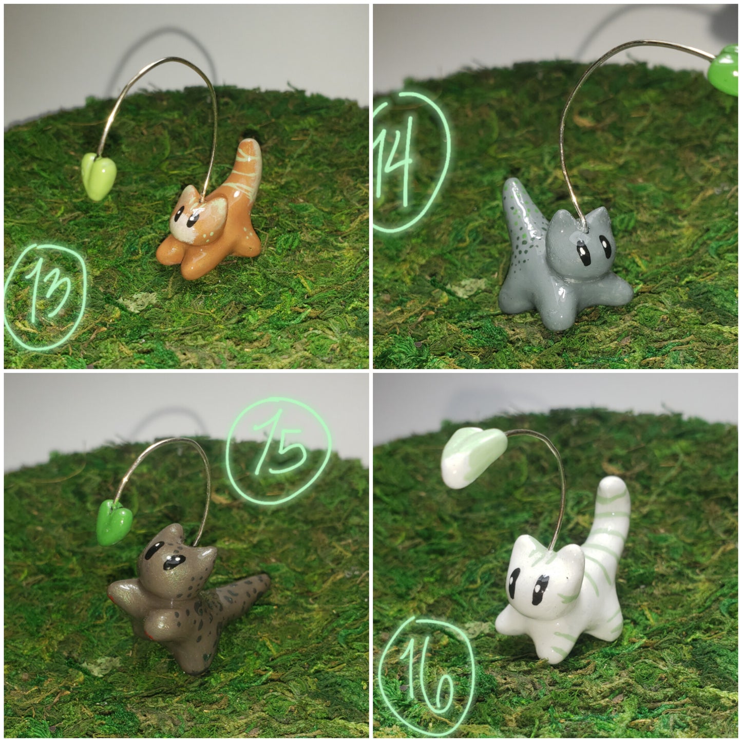 'Leaflets' - Little Kitty Forest Spirits -PICK YOUR KITTY!-
