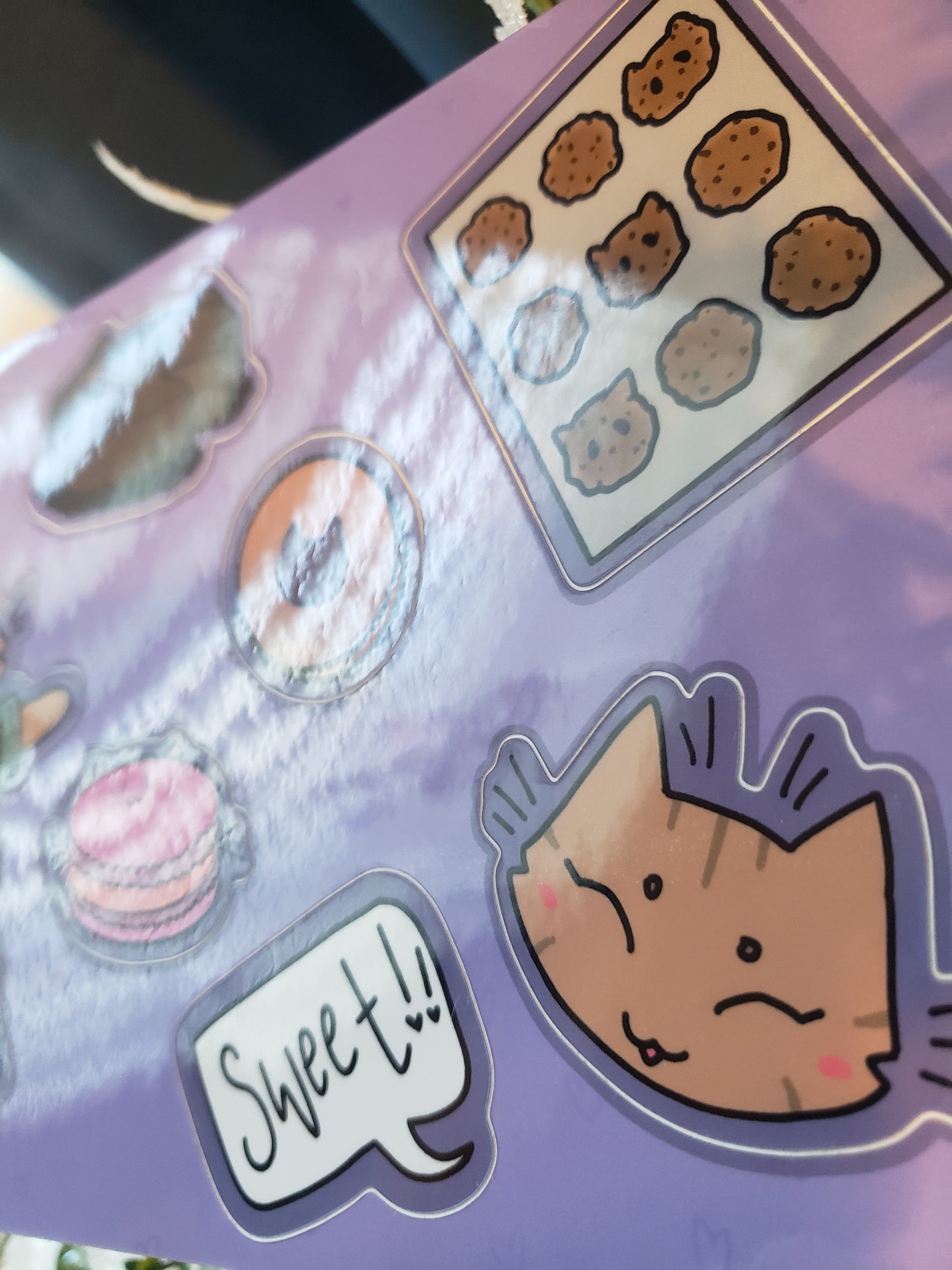 Bakery Kitty Sticker Sheet