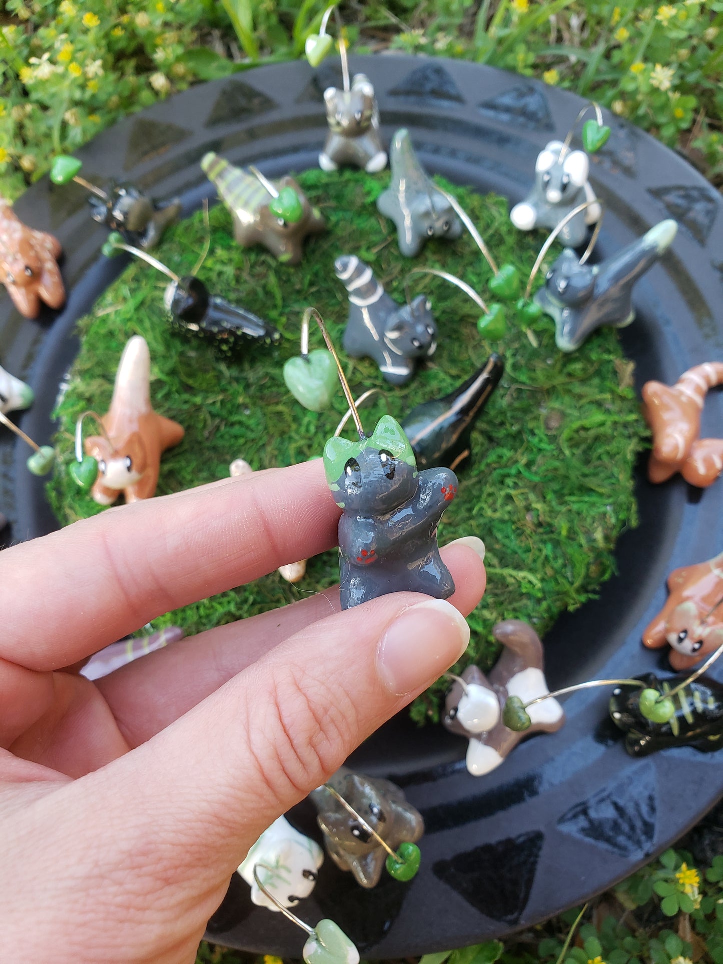 'Leaflets' - Little Kitty Forest Spirits -PICK YOUR KITTY!-