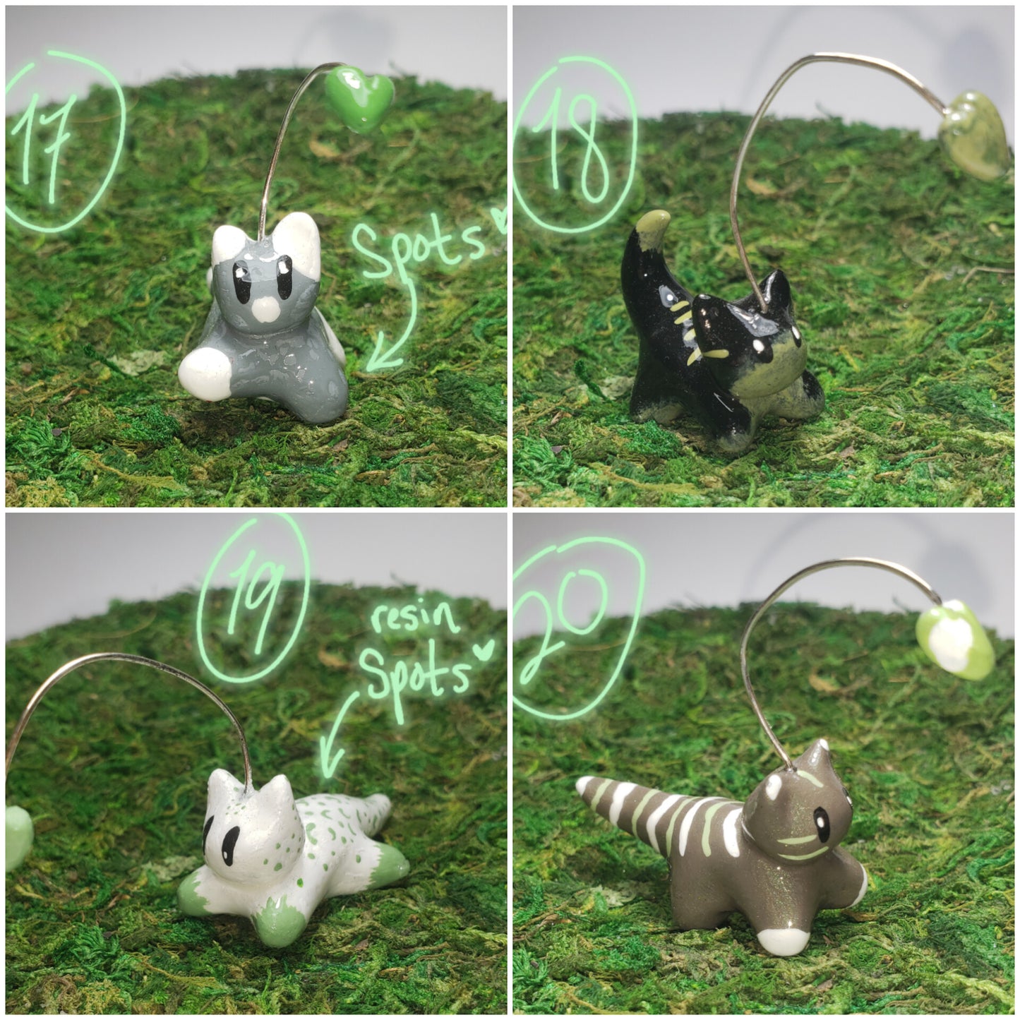 'Leaflets' - Little Kitty Forest Spirits -PICK YOUR KITTY!-