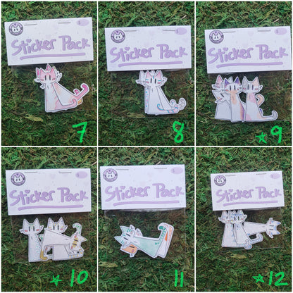 Cute Lil Guys - One of a Kind Sticker Pack of 4!