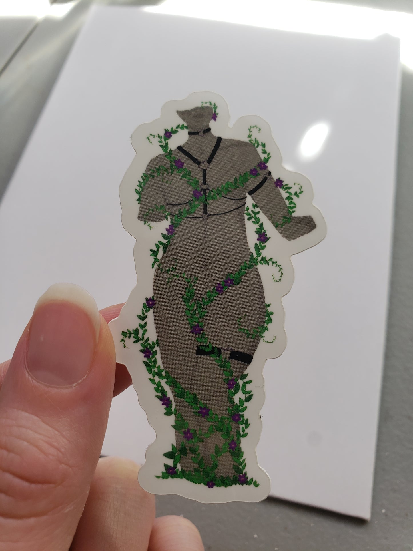 SALE : Mini Overgrown Statue Sticker