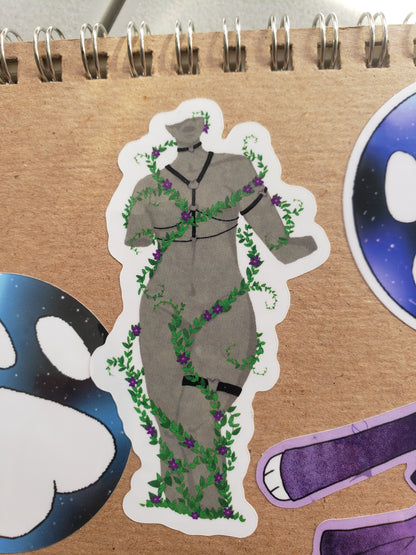 SALE : Mini Overgrown Statue Sticker