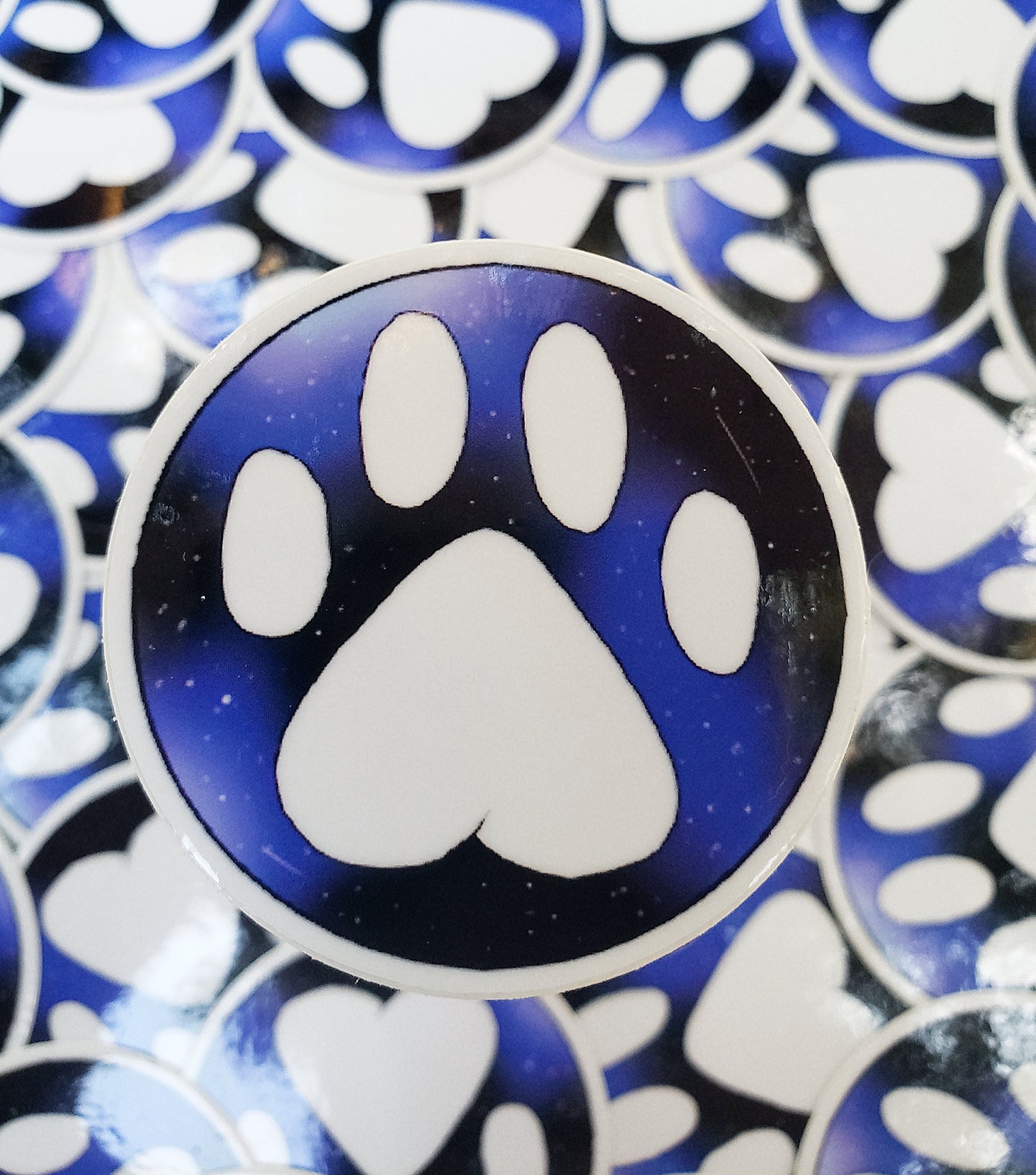 Spacey Paw Sticker